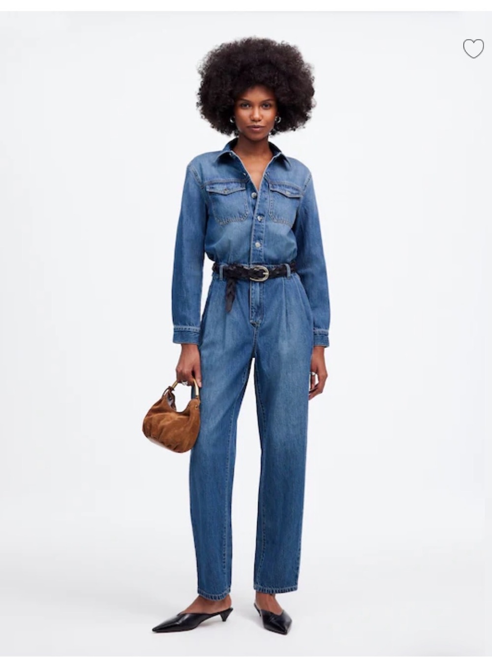 Madewell Denim Jumpsuit - Blue Women's Jeans NWT size 12 marked $168